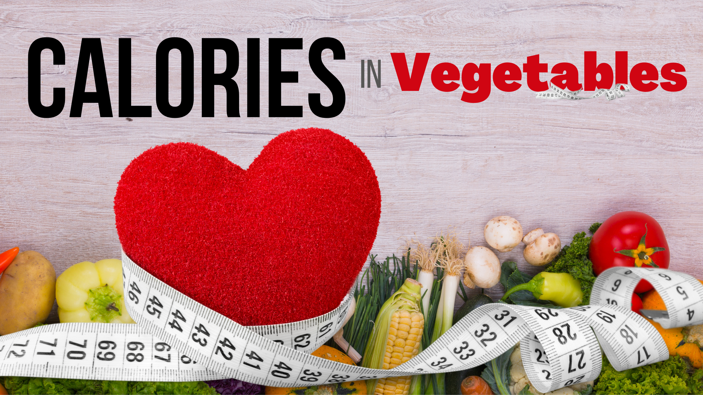 Calories in vegetables