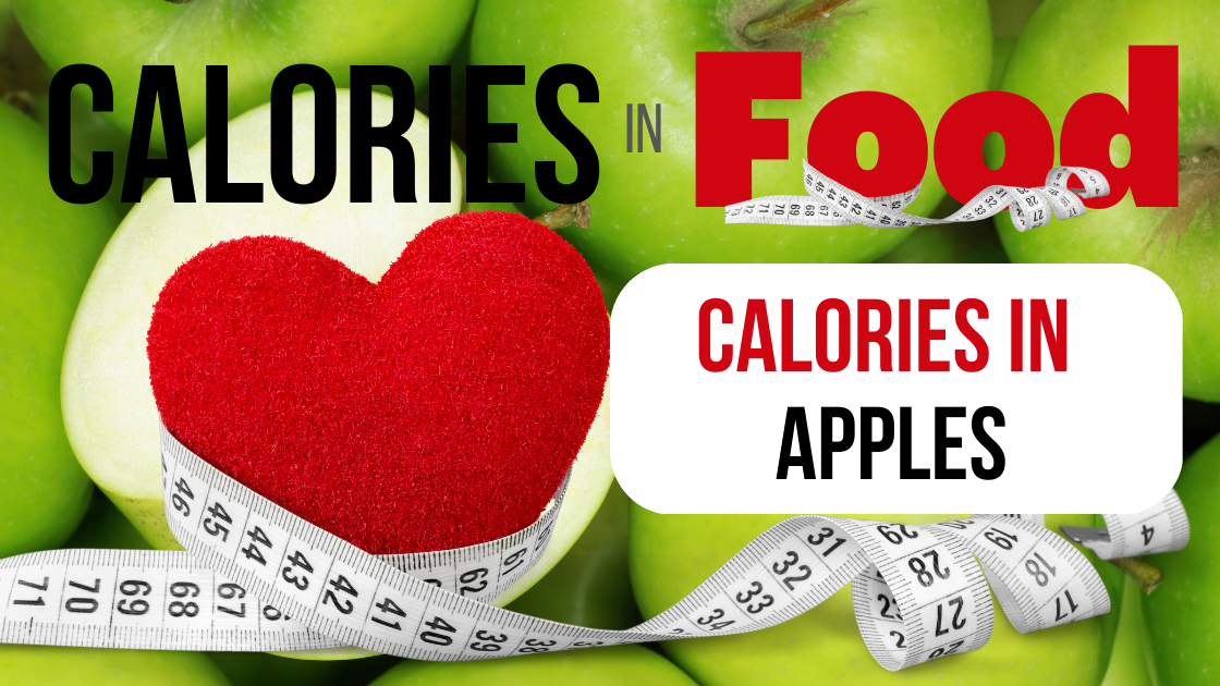 How many Calories are there in apples 