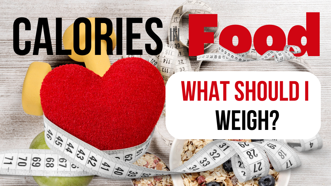 Calories what should i weigh - get healthy