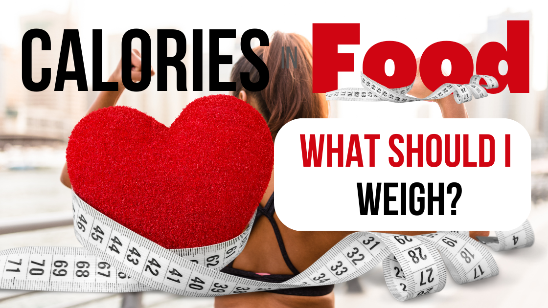 Calories what should i weigh - make changes