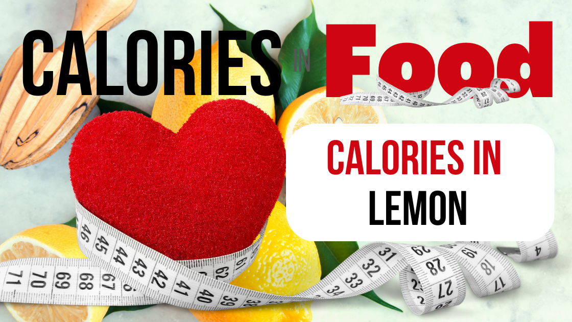 how many calories in lemon